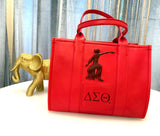 RED FORTITUDE TOTE PURSE
