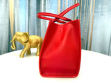 RED FORTITUDE TOTE PURSE
