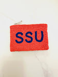 SAVANNAH STATE BEADED COIN WALLET