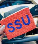 SAVANNAH STATE BEADED COIN WALLET